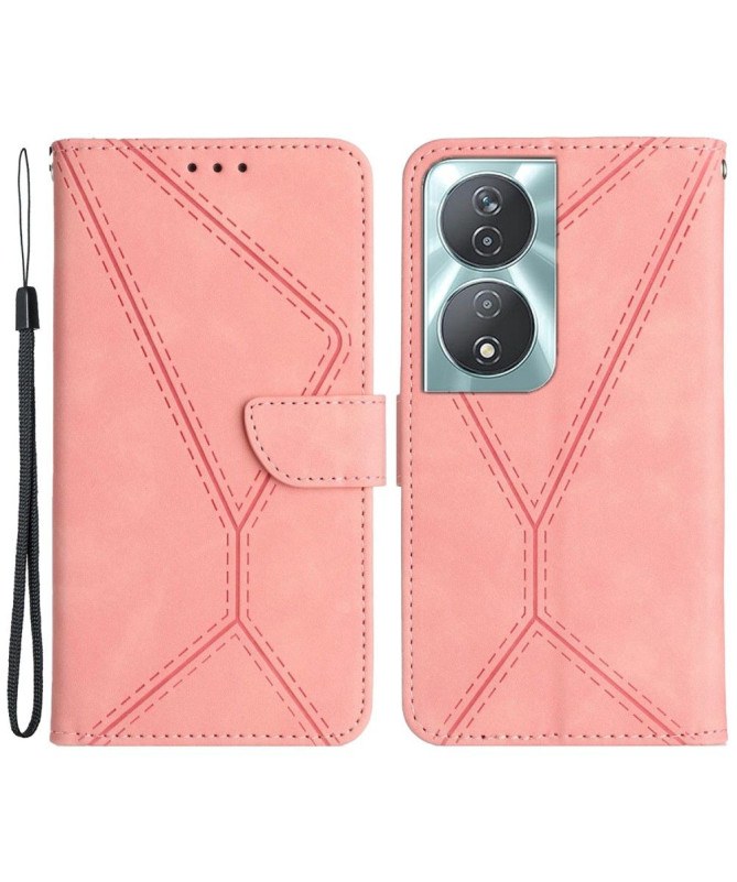 Housse Honor 90 Smart Lines effet cuir rétro