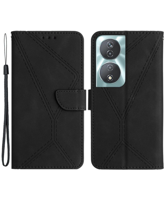 Housse Honor 90 Smart Lines effet cuir rétro