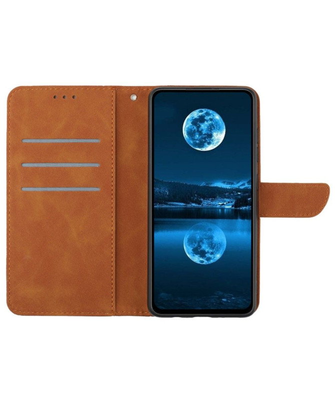 Housse Honor 90 Smart Lines effet cuir rétro
