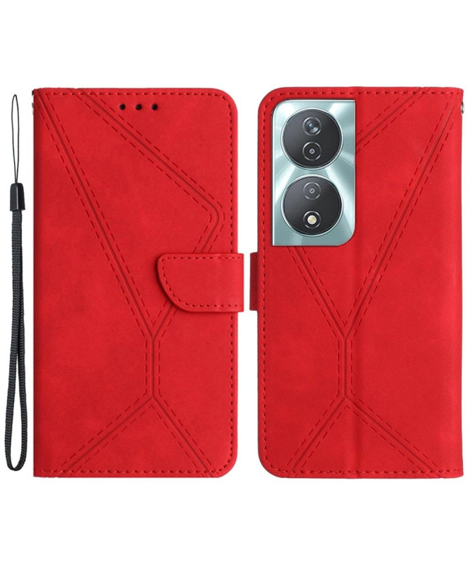 Housse Honor 90 Smart Lines effet cuir rétro