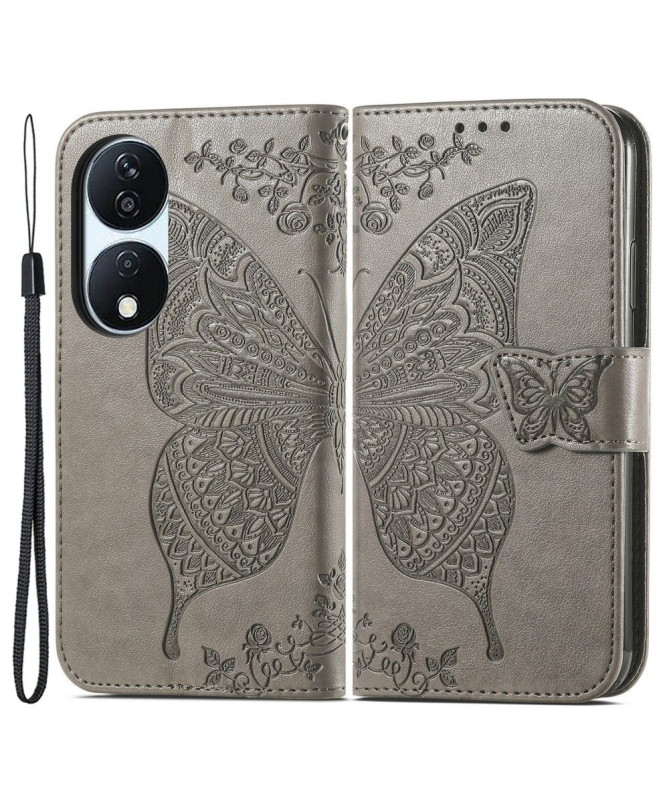 Housse Honor 90 Smart Papillon Relief