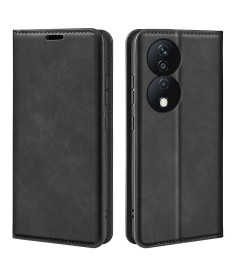 Étui Honor 90 Smart simili cuir fonction stand