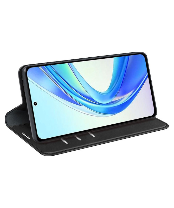 Étui Honor 90 Smart simili cuir fonction stand