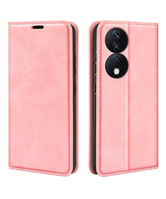 Étui Honor 90 Smart simili cuir fonction stand