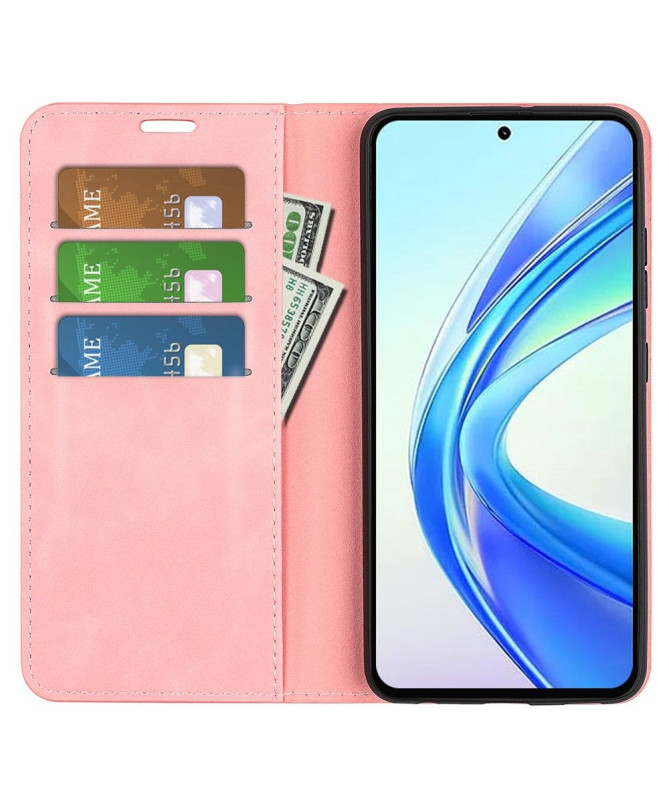 Étui Honor 90 Smart simili cuir fonction stand
