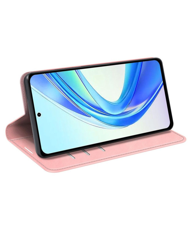 Étui Honor 90 Smart simili cuir fonction stand