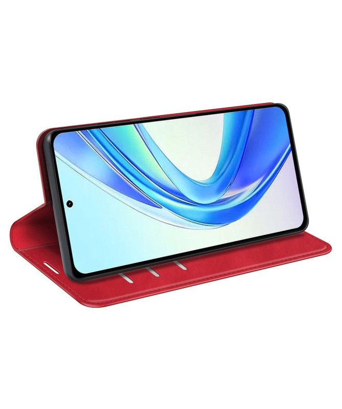 Étui Honor 90 Smart simili cuir fonction stand