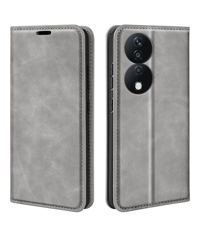 Étui Honor 90 Smart simili cuir fonction stand