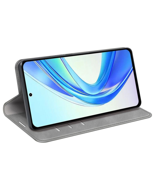 Étui Honor 90 Smart simili cuir fonction stand