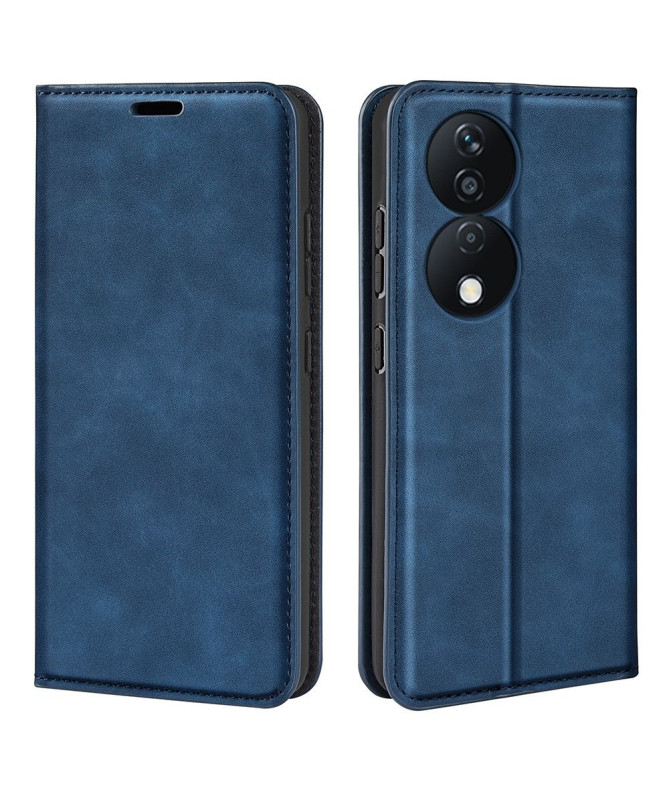 Étui Honor 90 Smart simili cuir fonction stand