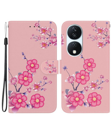 Housse Honor 90 Smart Fleurs de Prunier