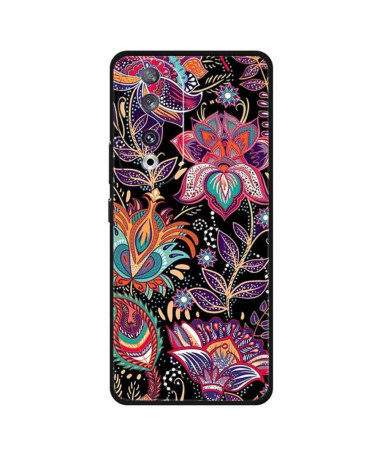 Coque Honor 90  Fleur de Feuille Pourpre