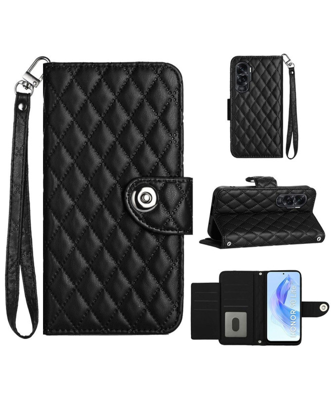 Étui Honor 90 Lite Protection Matelassée à Lanière