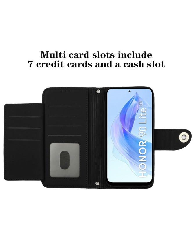 Étui Honor 90 Lite Protection Matelassée à Lanière