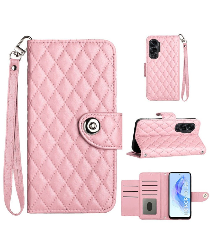 Étui Honor 90 Lite Protection Matelassée à Lanière