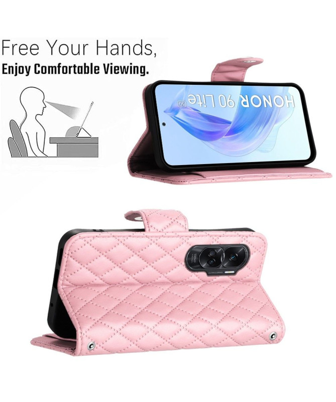 Étui Honor 90 Lite Protection Matelassée à Lanière