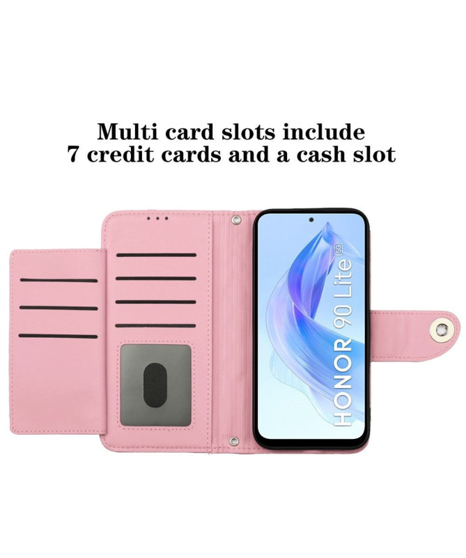 Étui Honor 90 Lite Protection Matelassée à Lanière
