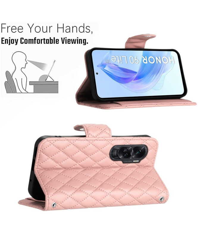 Étui Honor 90 Lite Protection Matelassée à Lanière