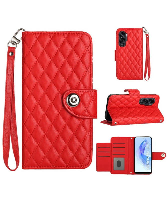 Étui Honor 90 Lite Protection Matelassée à Lanière