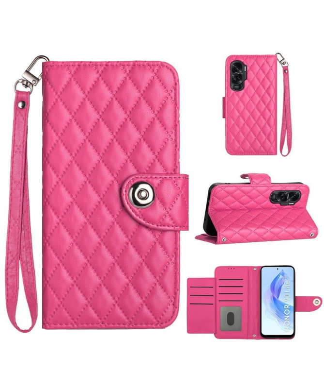 Étui Honor 90 Lite Protection Matelassée à Lanière