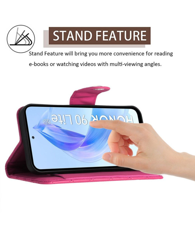 Étui Honor 90 Lite Protection Matelassée à Lanière