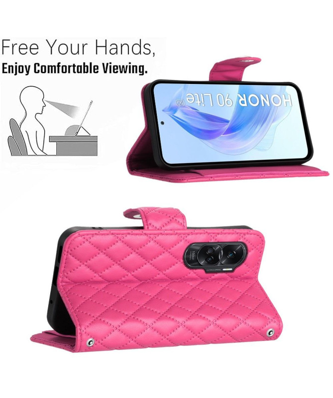 Étui Honor 90 Lite Protection Matelassée à Lanière