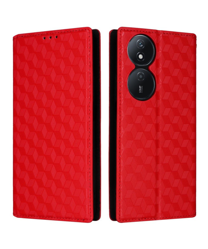 Housse Honor 90 Smart flip cover design géométrie