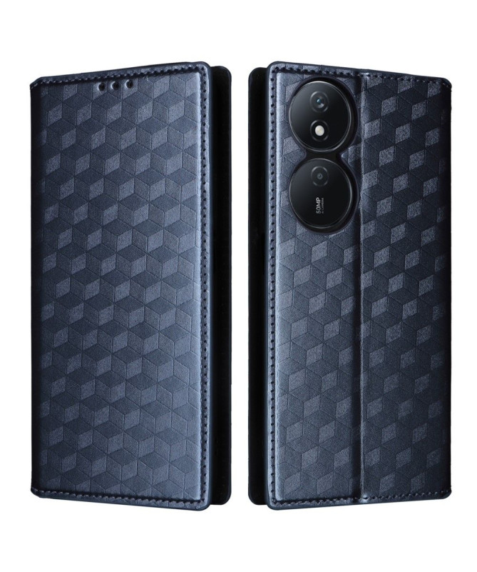 Housse Honor 90 Smart flip cover design géométrie