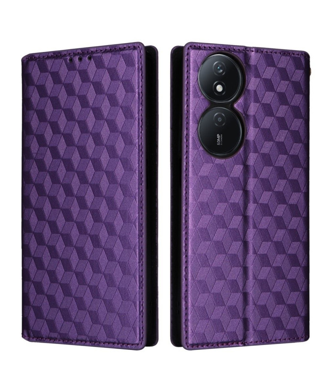 Housse Honor 90 Smart flip cover design géométrie