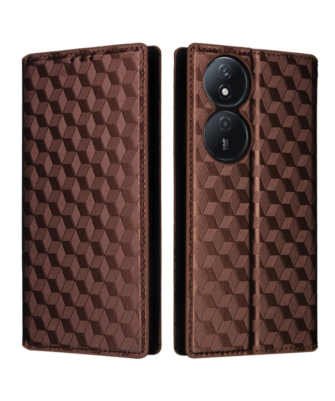 Housse Honor 90 Smart flip cover design géométrie