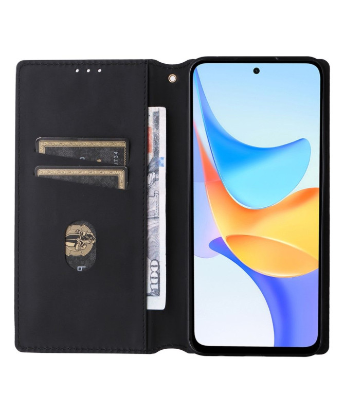 Housse Honor 90 Smart flip cover design géométrie