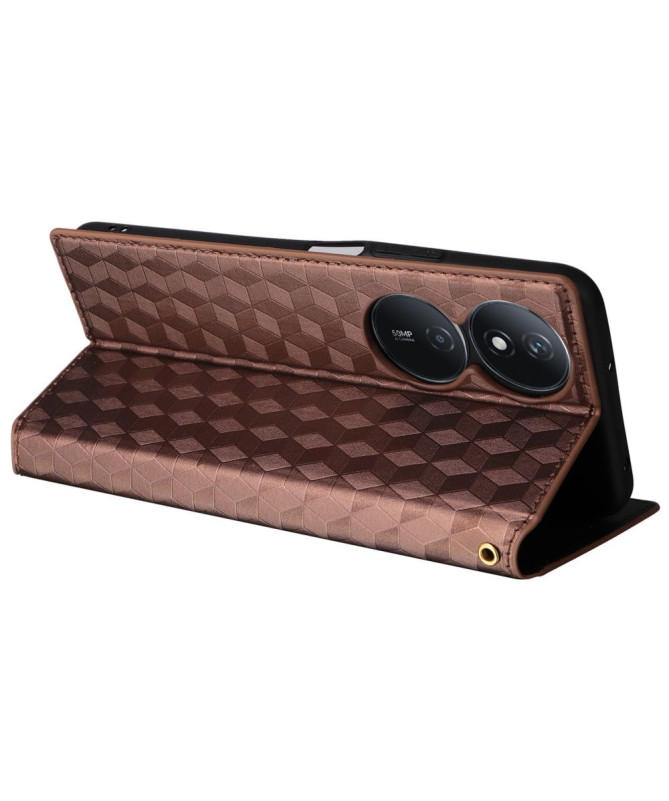 Housse Honor 90 Smart flip cover design géométrie