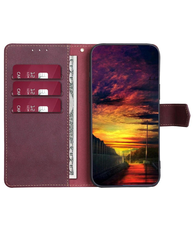 Housse Honor 90 Smart en simili cuir coutures