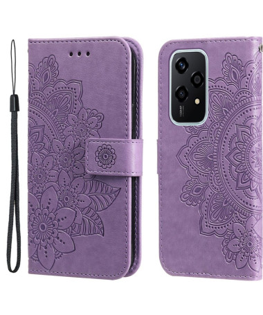 Housse Honor 200 Lite Portefeuille Motif Floral