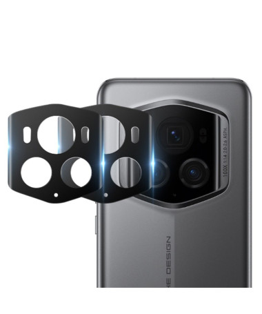 Honor Magic 6 RSR Porsche Design - Protections en verre trempé pour lentille arrière (2 pièces) - Noir