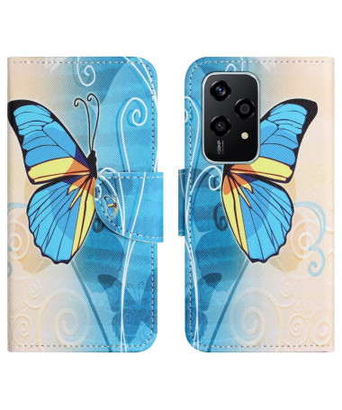 Housse Honor 200 Lite Motif Papillon Bleu