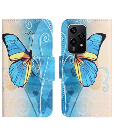 Housse Honor 200 Lite Motif Papillon Bleu