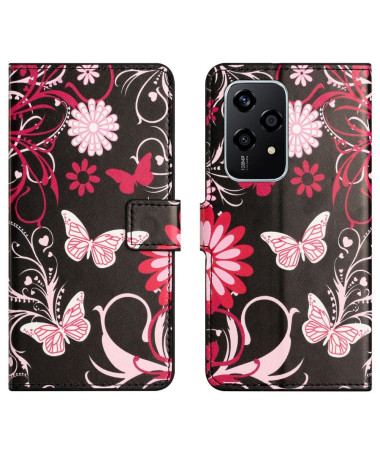 Housse Honor 200 Lite Papillons et fleurs