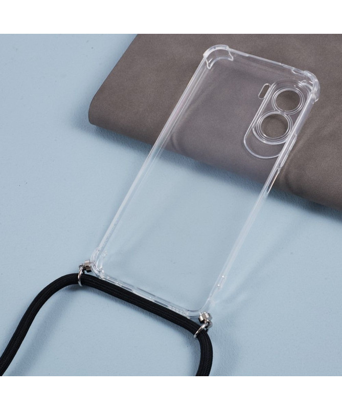 Coque Honor 90 Lite transparente à cordon bandoulière - photo 2