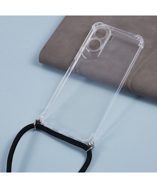 Coque Honor 90 Lite transparente à cordon bandoulière - photo 3
