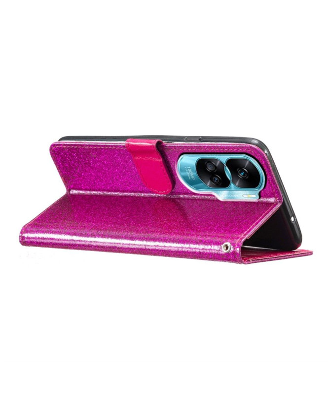 Housse Honor 90 Lite simili cuir pailleté