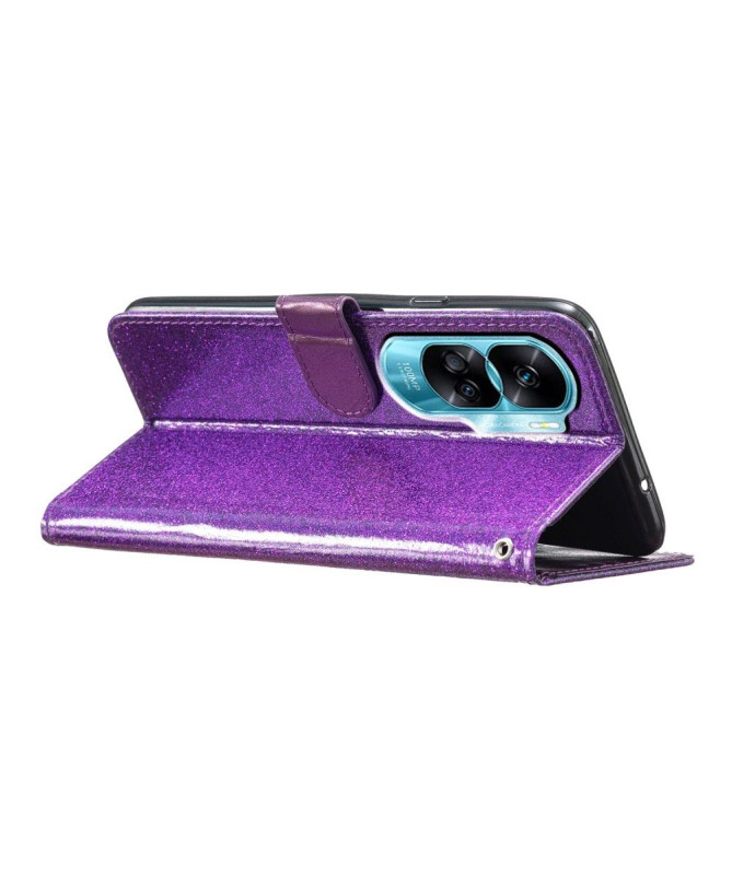 Housse Honor 90 Lite simili cuir pailleté