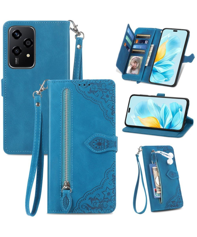 Housse Honor 200 Lite motif floral à lanière