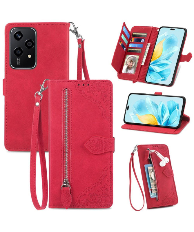 Housse Honor 200 Lite motif floral à lanière