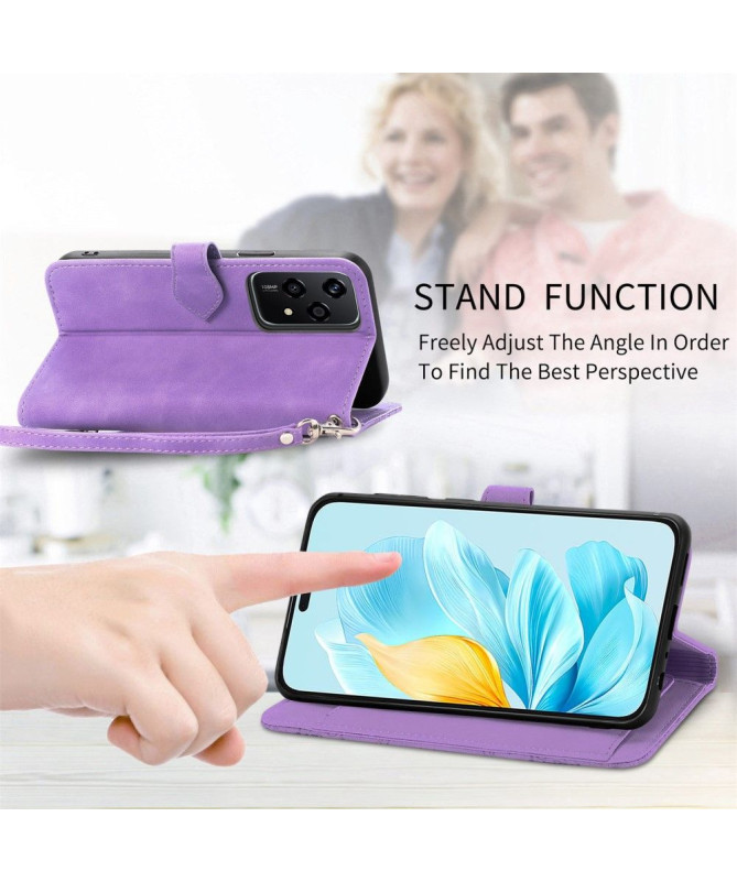 Housse Honor 200 Lite motif floral à lanière