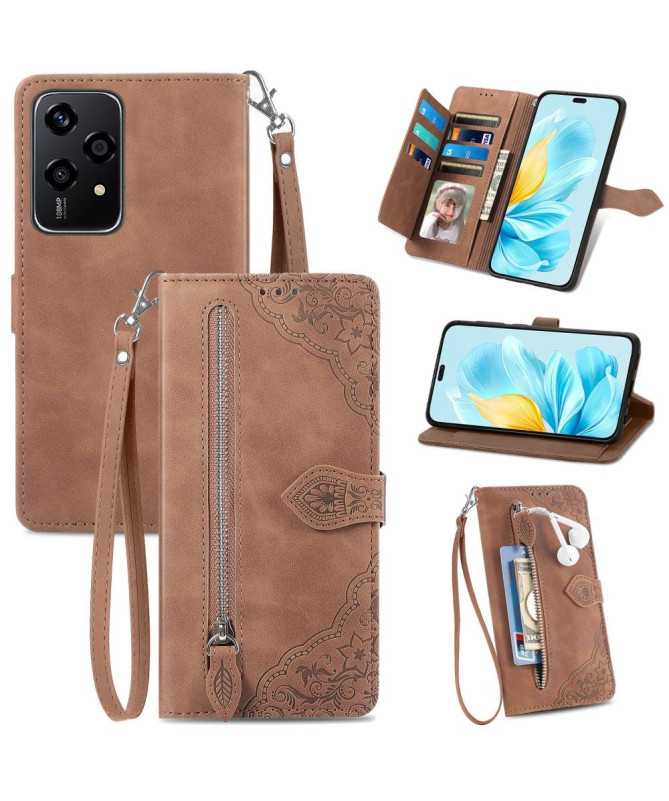 Housse Honor 200 Lite motif floral à lanière