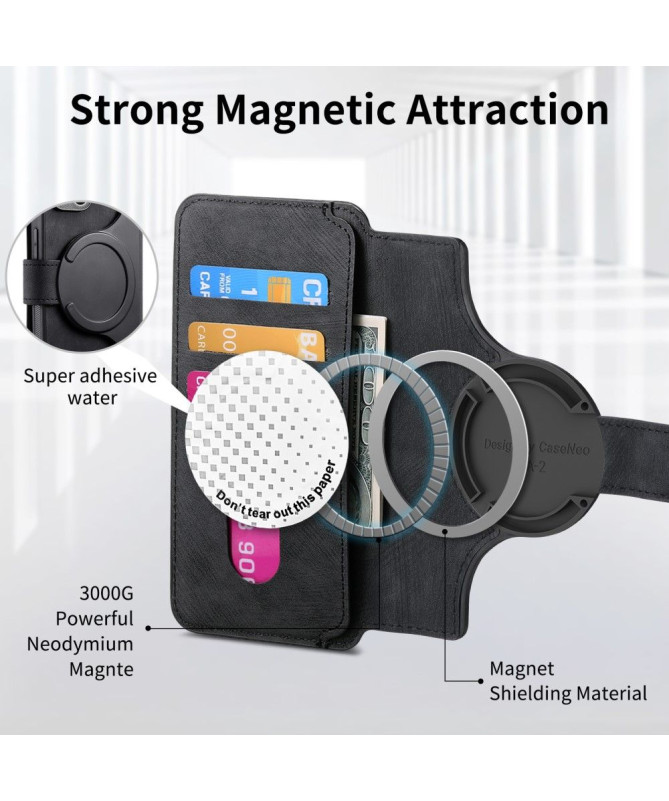 Housse Honor 200 Lite Rétro avec Coque Détachable RFID