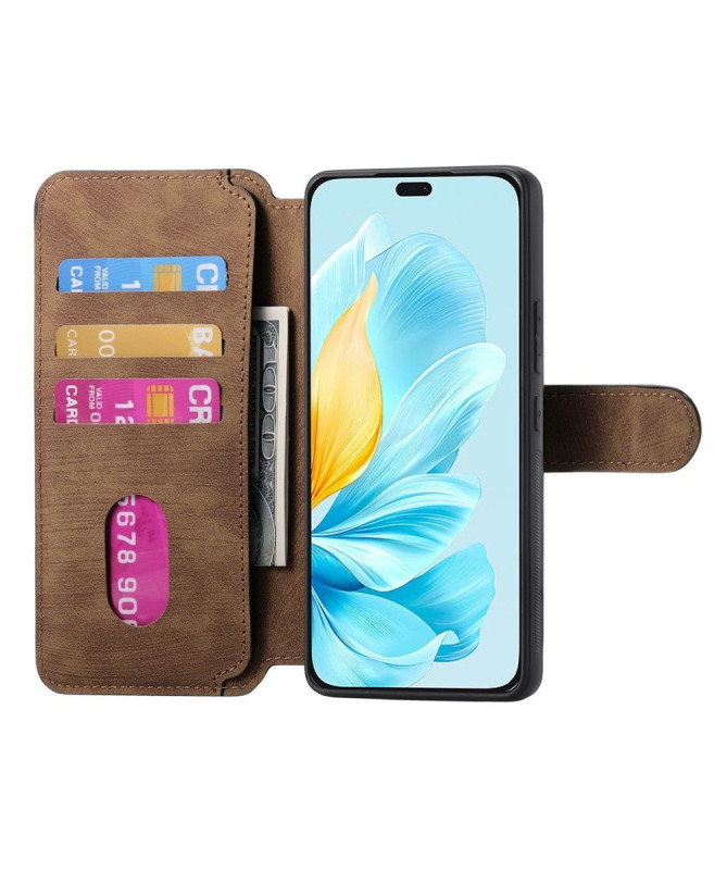 Housse Honor 200 Lite Rétro avec Coque Détachable RFID