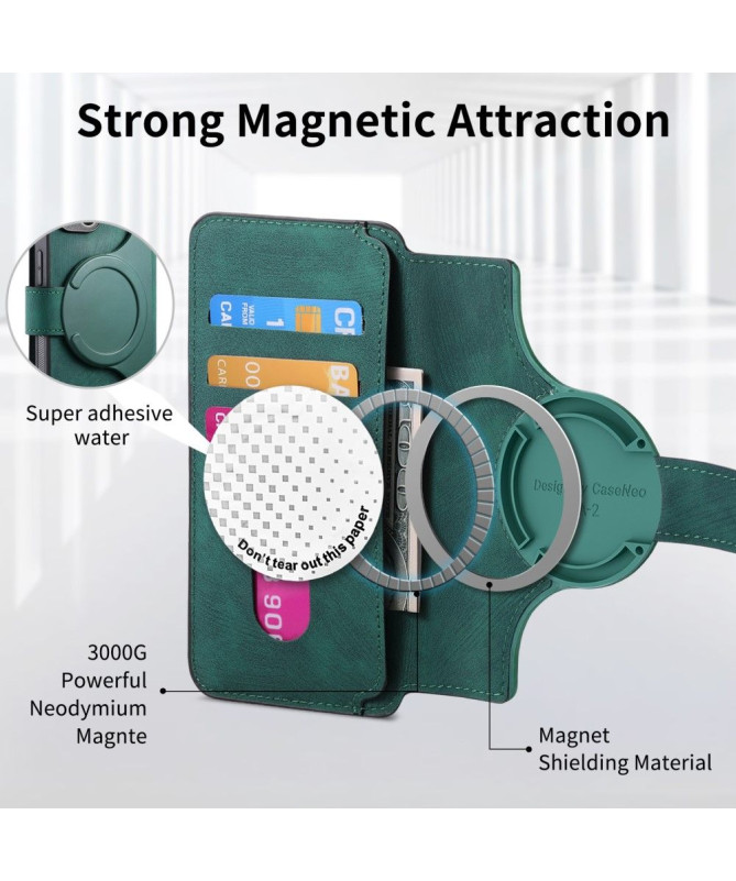 Housse Honor 200 Lite Rétro avec Coque Détachable RFID