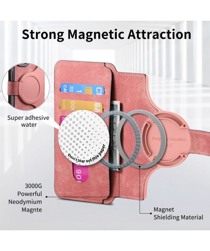 Housse Honor 200 Lite Rétro avec Coque Détachable RFID